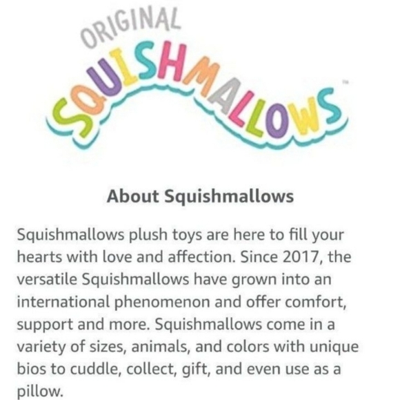 12" Fuzzamallow Cotton Candy Colored Bunny - "Candy" Limited Easter Edition Squi - Picture 15 of 16